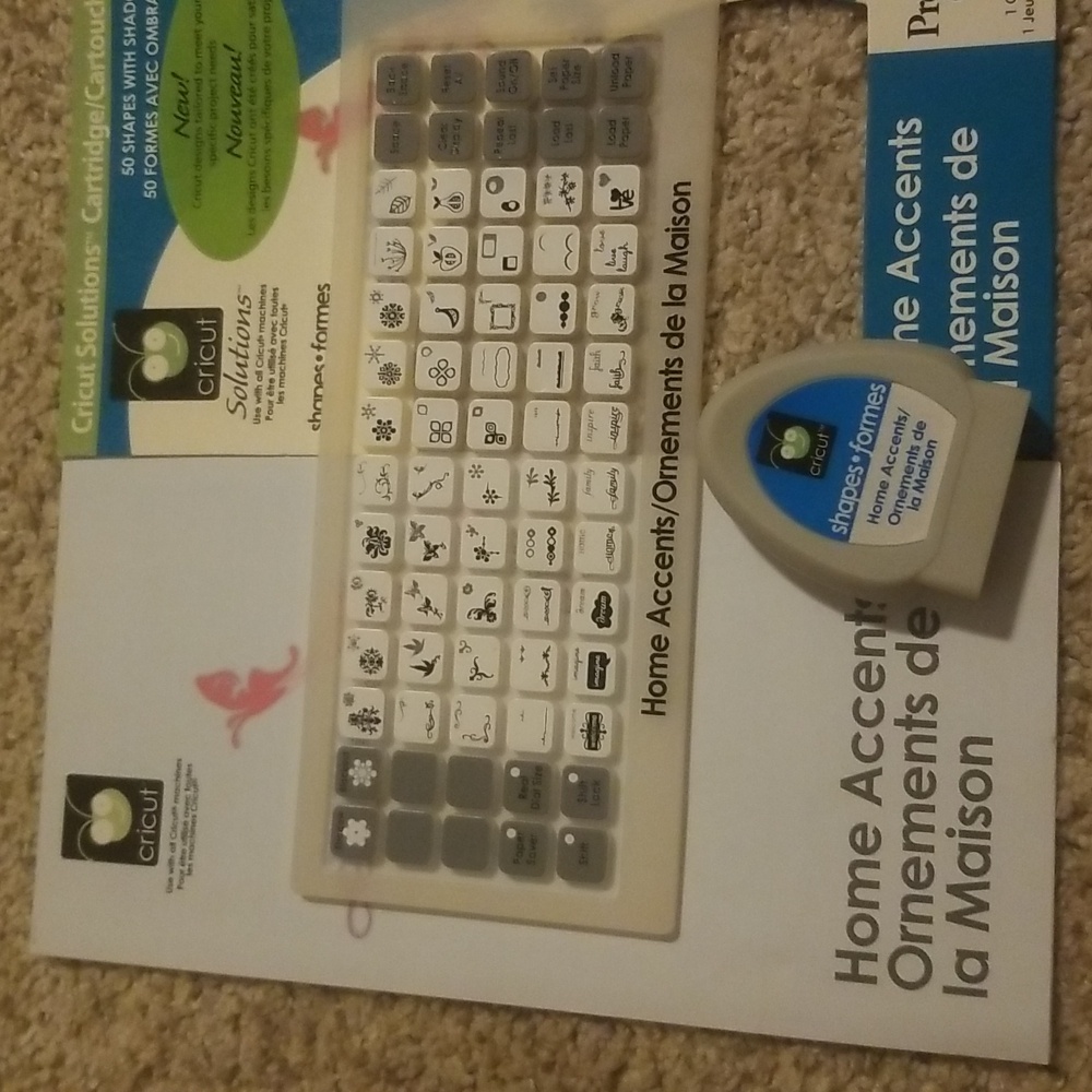 Cricut Cartridge Home Accents.